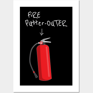 Fire Putter Outer Fire Extinguisher Posters and Art